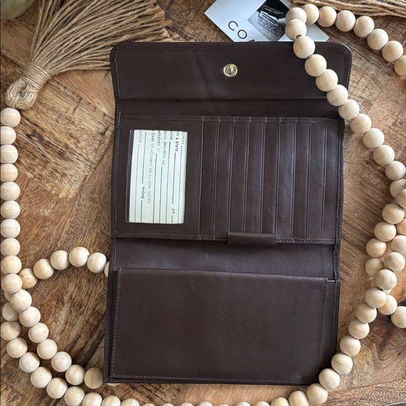 💳🤎COACH Combination Wallet Checkbook🤎💳 - Picture 6 of 12